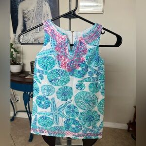 Lilly For Target Sleeveless Blue and Pink Kids Dress